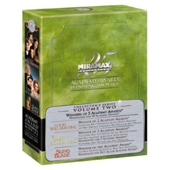 Good Will Hunting/Sling Blade/The Cider House Rules [DVD] Award Movie II - Picture 1 of 7